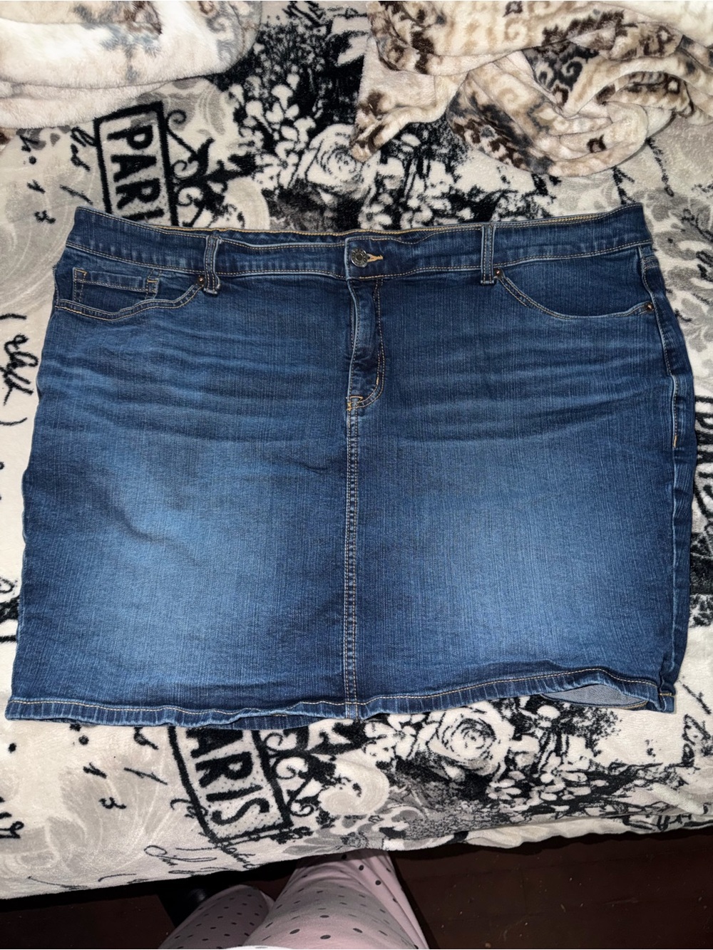 Torrid Denim Mini Skirt - Blue